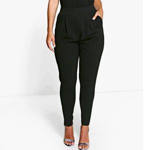 LIKE NEWPleat Front Jersey Hareem Pants